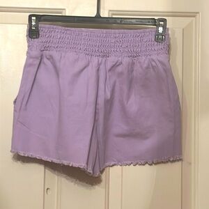 Wild fable light purple women’s shorts elastic band size SMALL